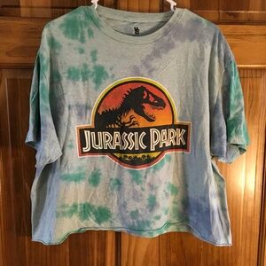 Junk Food Clothing Jurassic Park‎ cropped tshirt